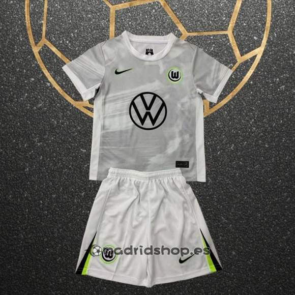 Camiseta Wolfsburg Segunda Nino 25-26